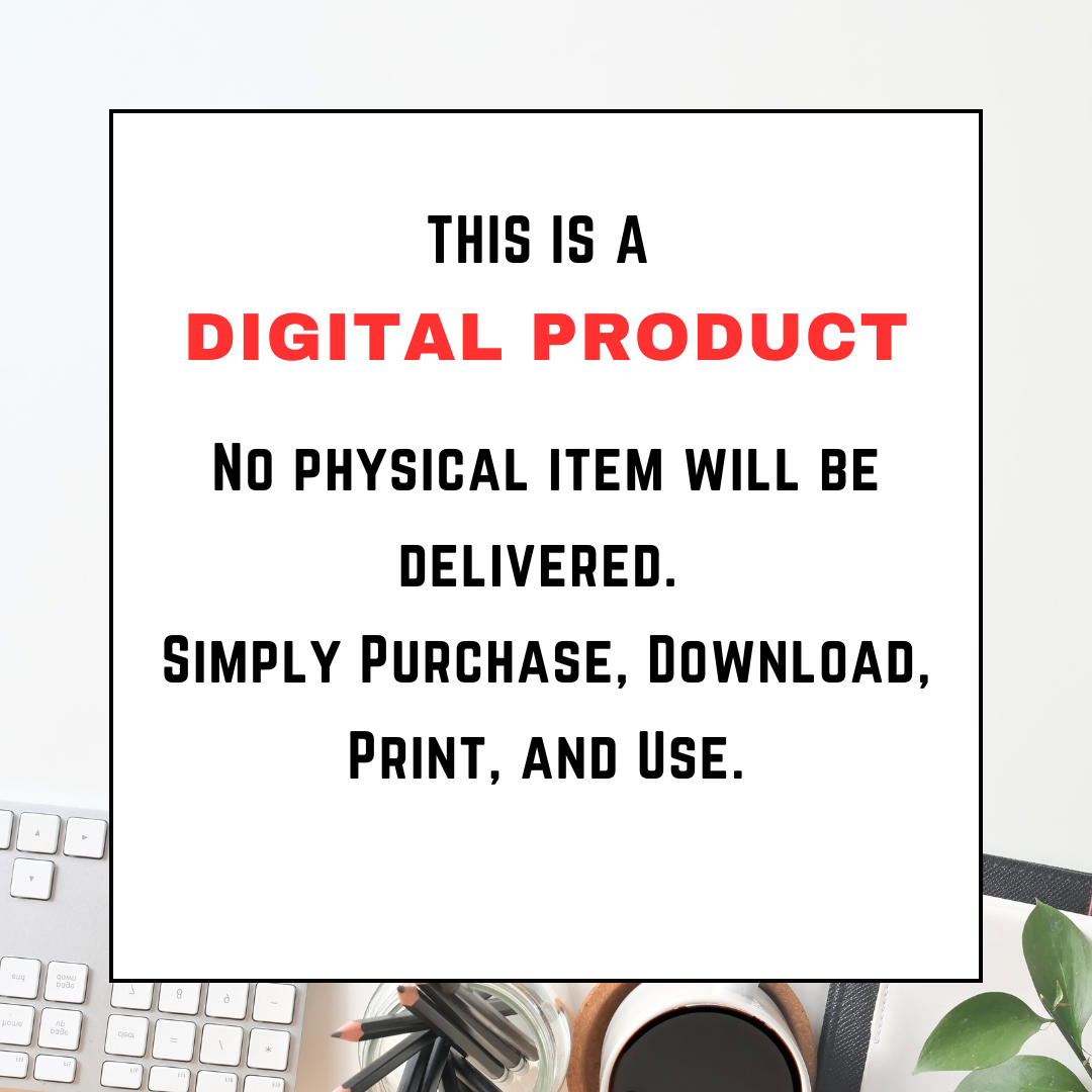 NutriTrack Planner Printable PDF (A4 Size)